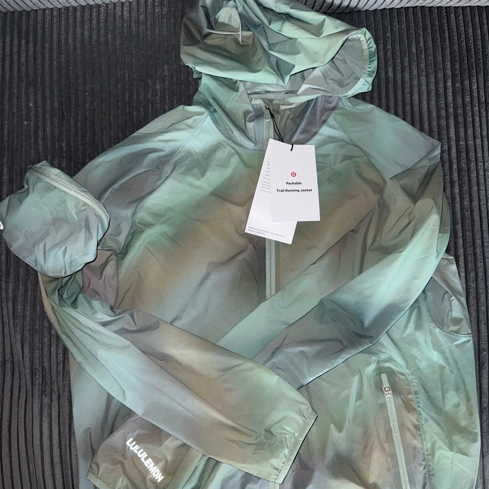 lululemon athletica Green Trail Running Jacket